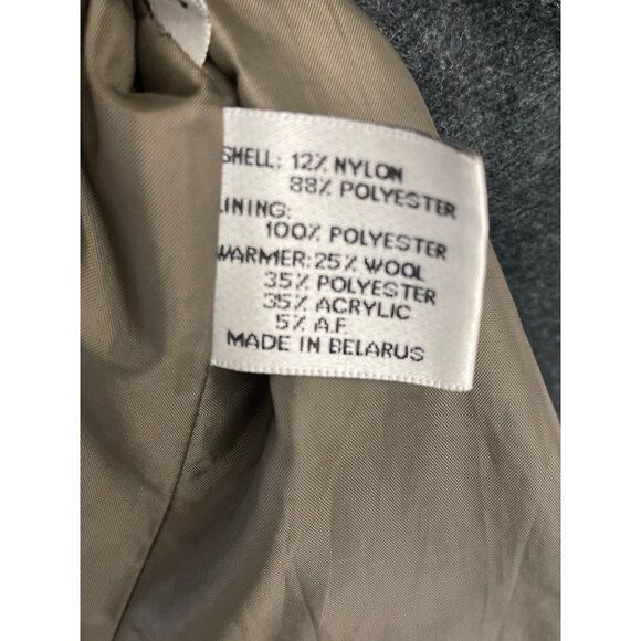 Bill Blass Men Long Trench Coat with Removable Hood / Lining Size 14 - Picture 14 of 15